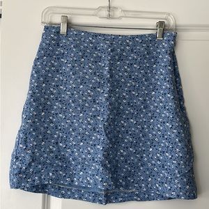 Abercrombie floral mini skirt, size S